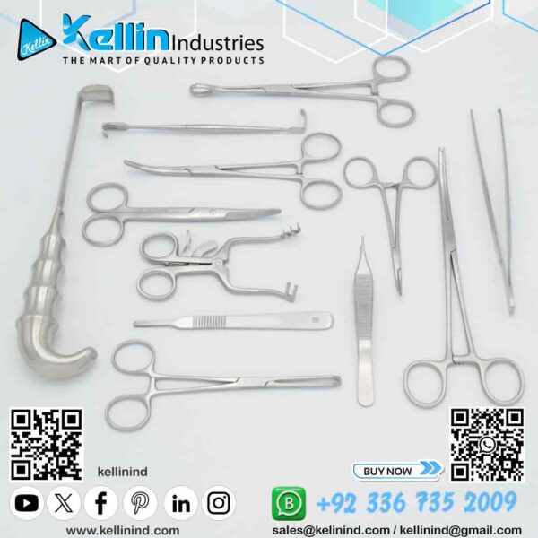 Basic Minor Surgery Instruments Set Of 12 Pieces