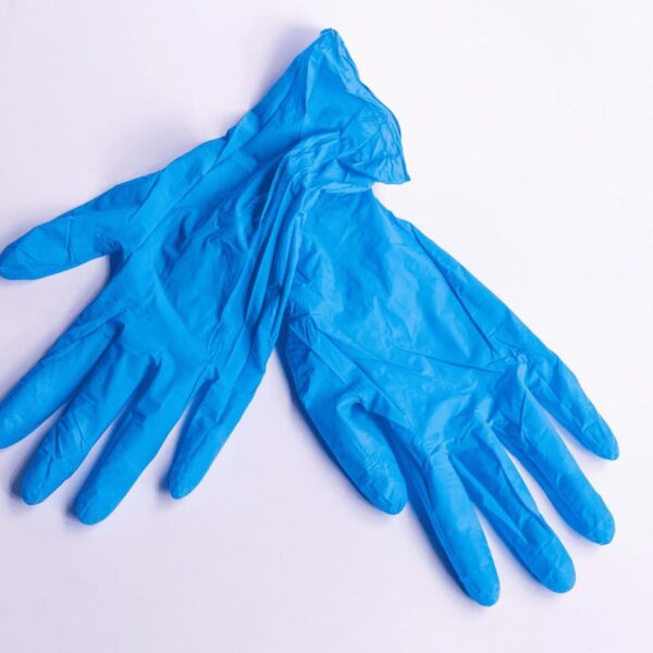 Disposable Nitrile Examination Gloves.