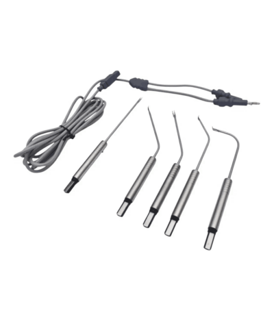 Bipolar Electrodes Set Electro Surgical ENT Micro surgery Instruments