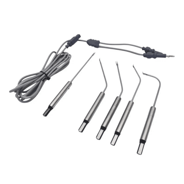 Bipolar Electrodes Set Electro Surgical ENT Micro surgery Instruments