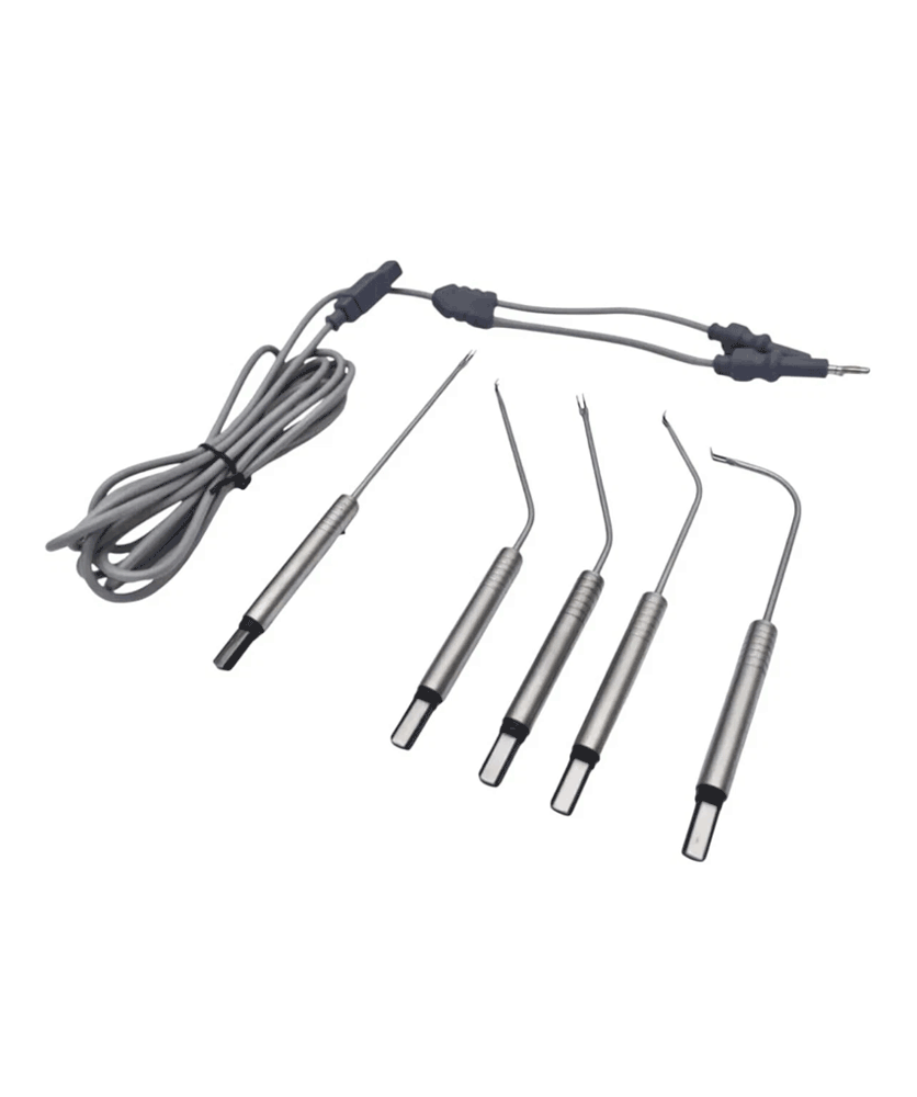 Bipolar Electrodes Set Electro Surgical ENT Micro surgery Instruments