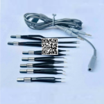 Reusable Bipolar Electrosurgical Forceps Set Of 8 Pieces With Cable