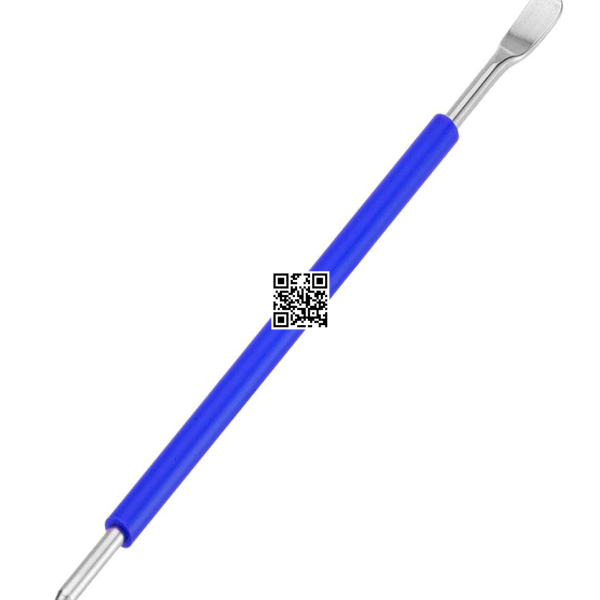 Smart Latte Art Pen Tool with Silicone Finger Grip Blue Precision Tools for Perfect Coffee Art