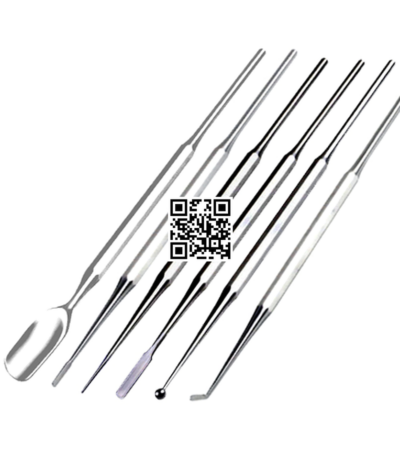 Professional Latte Art Tools Set Of 6 Pieces Single End 1- Spoon  2- Lance  3- Spatula  4- Spike  5- Knob  6-Hook
