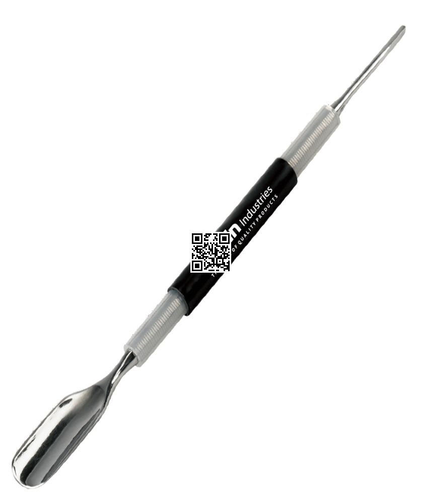 92-01195-13 Professional Latte Art Tool Double End Stainless Steel Coffee Art Pen with Silicone & Aluminum Handle | Barista Decorating Kit