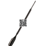 Professional Latte Art Set Of 3 Pieces Double End Stainless Steel Black Color Coated Spoon/Lance
