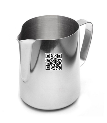 Espresso Milk Jug 350 ml Dull Finish – Stainless Steel Latte Art Milk Frothing Pitcher for Professional Baristas