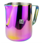 Milk Frothing Pitcher, 350ml/12oz Milk Frother Cup Stainless Steel Jug Steaming Pitcher, Milk Coffee