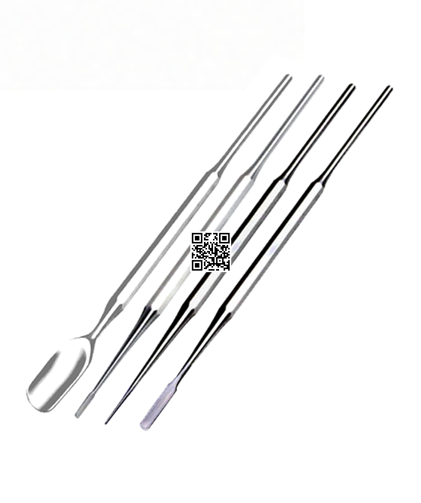 92-1113-13 Professional Latte Art Tools Set Of 4 Pieces Single End 1- Spoon 2- Lance 3- Spatula 4- Spike