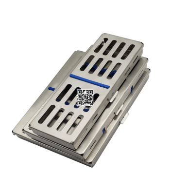 Stainless Steel Sterilization Instrument Cassette Tray – Dental & Surgical Autoclave Cassette (5, 7, 10 & 20 Instruments)
