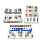 Stainless Steel Sterilization Instrument Cassette Tray – Dental & Surgical Autoclave Cassette (5, 7, 10 & 20 Instruments)
