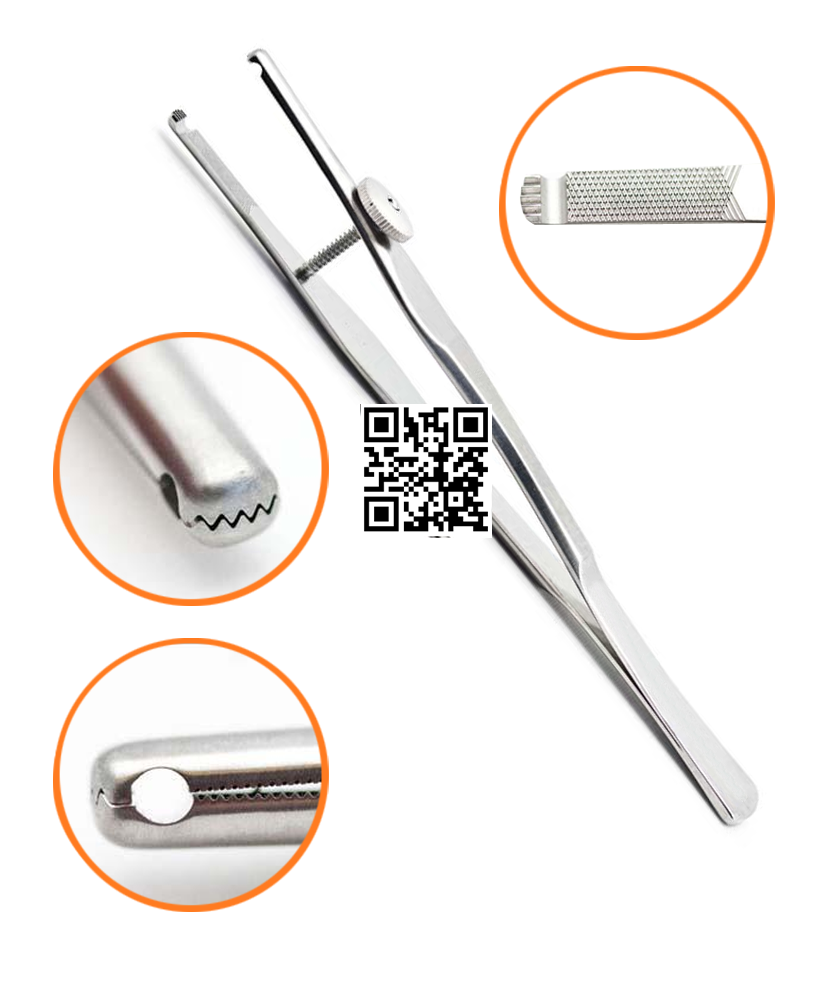 35-12209-00 Sheehy Ossicle Holding Clamp Forceps ENT Instruments Otology Instruments Surgical instruments