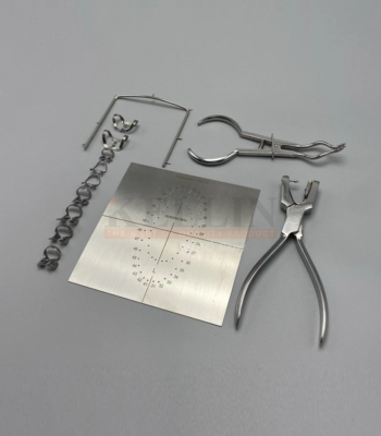 Dental Rubber Dam Frame Punch Template Clamps Forceps Plier Endo Lab Instruments
