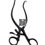 Rigby Retractor – OB/GYN Electrosurgical Instrument (Black Nylon Coated)