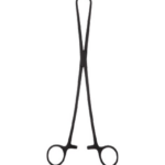 Schroeder Tenaculum Forceps – OB/GYN Electrosurgical Instrument (Black Nylon Coated)