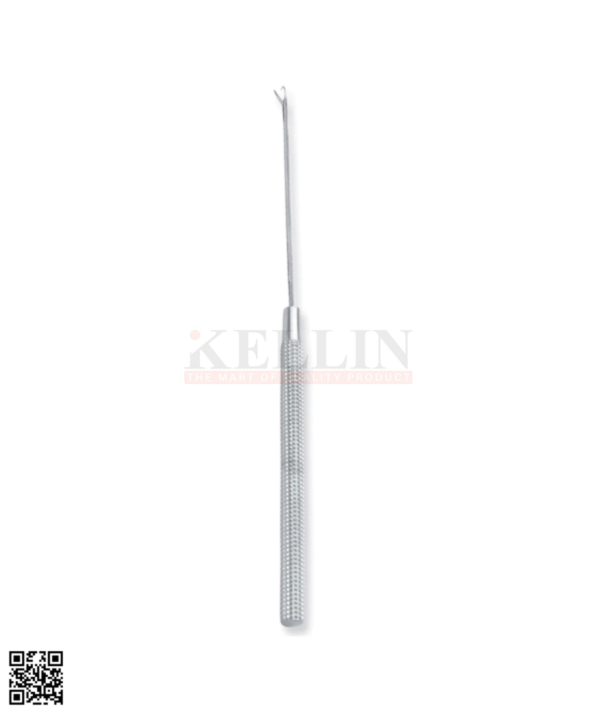 149-11700-00 The Hook & Latch Pulling Needle is a precision hair extension tool designed for professional threading, pulling, and positioning of hair strands during extension application. Its fine hook-and-latch design allows easy handling of individual strands through micro beads, rings, loops, and other hair extension accessories.