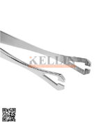 Mini Pennington Forceps, Slotted Steel Forceps, 15 cm Surgical Forceps, 6 Inch Pennington Forceps, Stainless Steel Surgical Instruments, Fenestrated Tissue Forceps, Surgical Instrument Supplier.