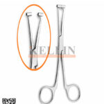 Septum Piercing Forceps with Fixed Tapered Double End Guide Tube Body Piercing Jewelry Clamp Plier