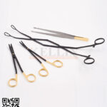 Black Entopic Penile Implant Sphincter Surgery Set of 4 Pcs Urology Surgical Instruments Penile Reconstruction Kit