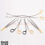 Black Entopic Penile Implant Sphincter Surgery Set of 4 Pcs Urology Surgical Instruments Penile Reconstruction Kit