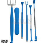 Electrosurgical Insulated Retractor Set of 6 Pieces Plastic Surgery Instruments