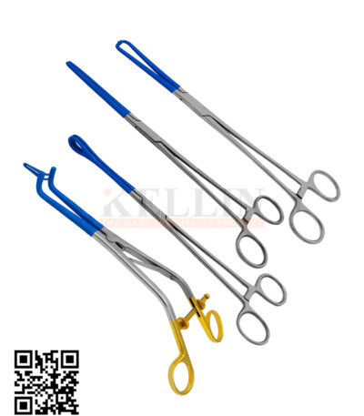 LEEP/LLETZ Non-Conductive Gynecology Forceps Set Of 4 Pieces
