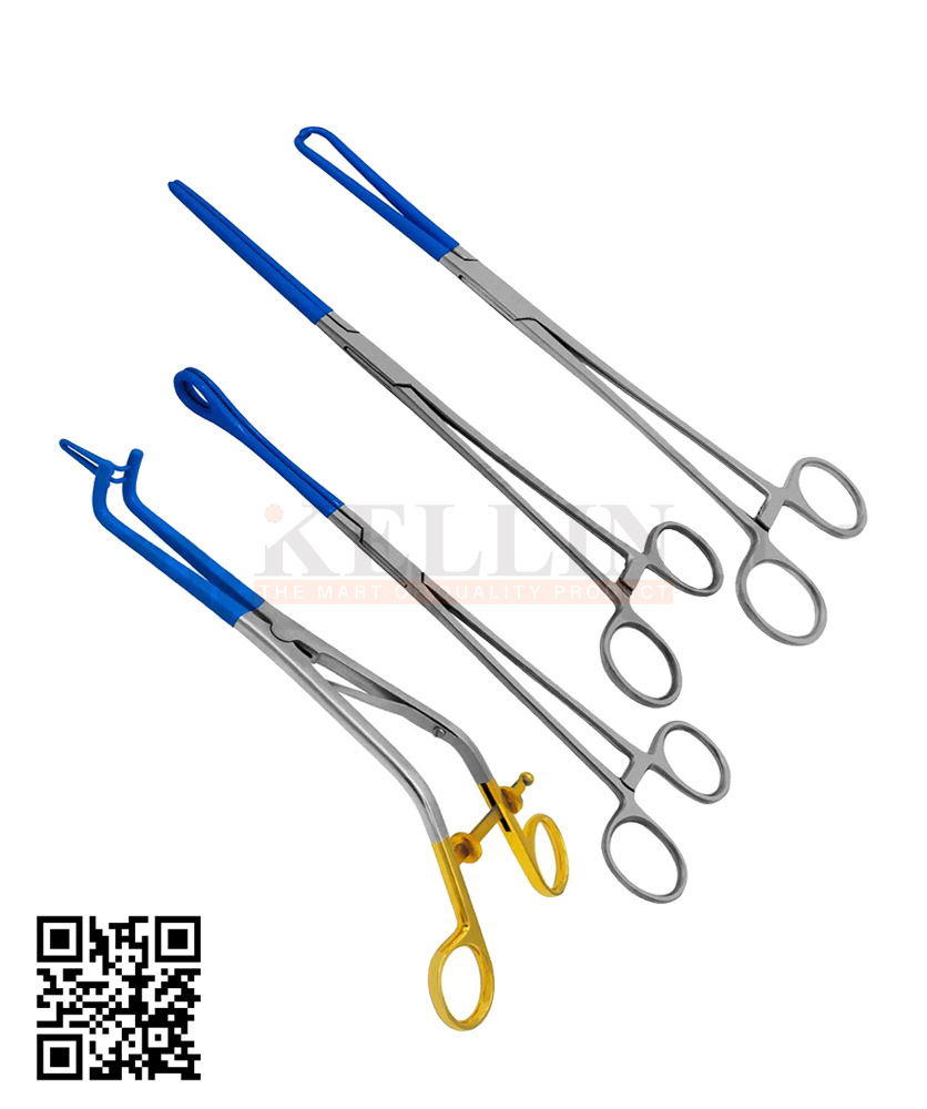 59-60320-00 LEEP/LLETZ Non-Conductive Gynecology Forceps Set Of 4 Pieces