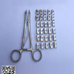 Raney Clip Applying and Removing Forceps With 30 Pieces Clips