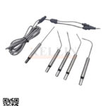 ENT Bipolar Cautery Electrodes – Turbinate Electrosurgical Instruments Set of 6 Pieces With Silicone Cable 3m - Reusable