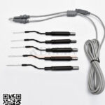 Bi-Turbinate Probe Flat Plug 17.5cm Electrosurgical ENT Surgery Instruments (Teflon Body) Set Of 6 Pieces