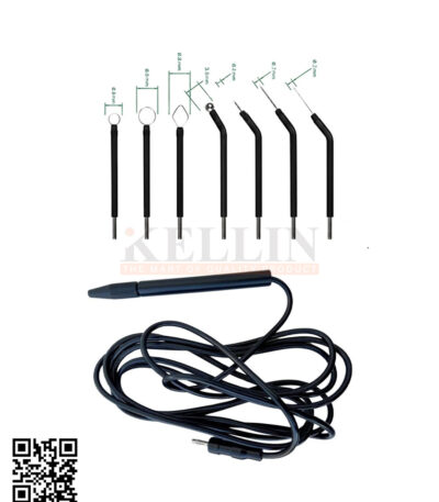 Ellman Kellinind Handpiece With 7 Electrode, Dental Standard Electrodes Set Of Reusable 1/16” shaft size