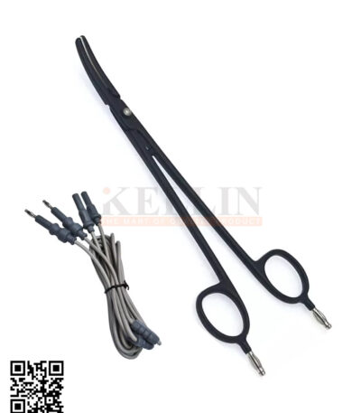 Non-Stick Bipolar Artery Vessel Sealer Forceps – 6.5" & 7.5" – With 3m Silicone Cord – Reusable Electrosurgical Instrument